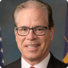 Sen. Mike Braun (R-IN) official Senate Portrait