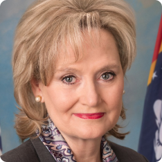 Official headshot of US Senator Cindy Hyde-Smith