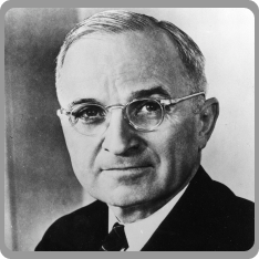 Harry S. Truman, president of the United States