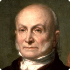 Cropped version of File:John Quincy Adams by GPA Healy, 1858.jpg