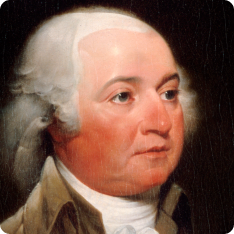 Crop of File:Official Presidential portrait of John Adams (by John Trumbull, circa 1792).jpg