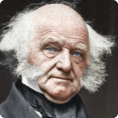 Colorized portrait of Martin Van Buren