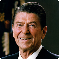 Ronald Reagan's presidential portrait, 1981