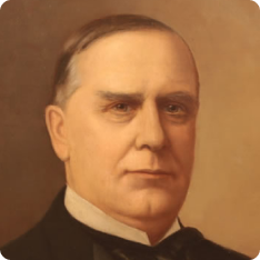 PORTRAIT OF WILLIAM MCKINLEY Oil on canvas